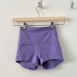 Lululemon Purple Bike Shorts